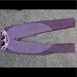 Gymshark Athletic Leggings Size Small! Maroon and Pinkish! Look brand new.